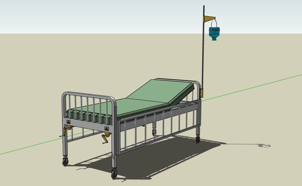 1 HOSPITAL BED