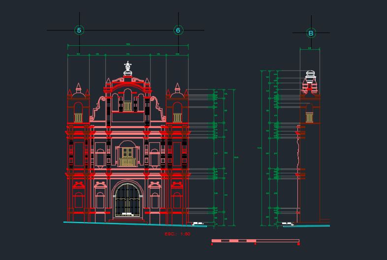 Old Church Elevation