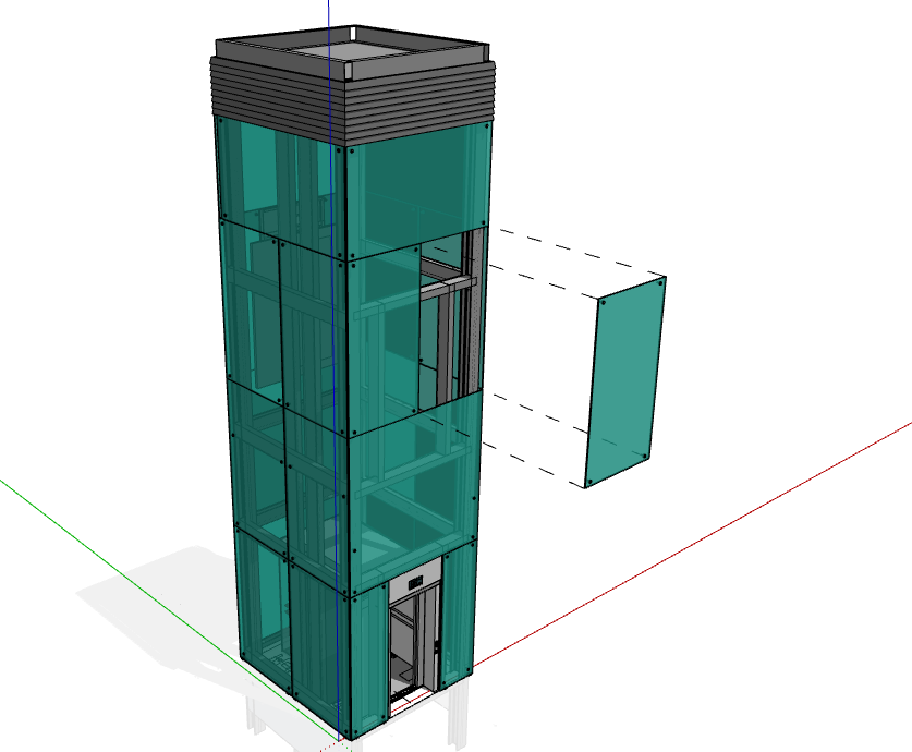 3D Glass Elevator