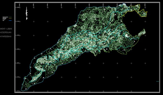 Kfardebian Faraya Map