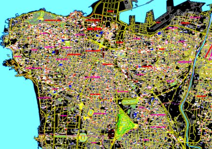 Maps of all Beirut