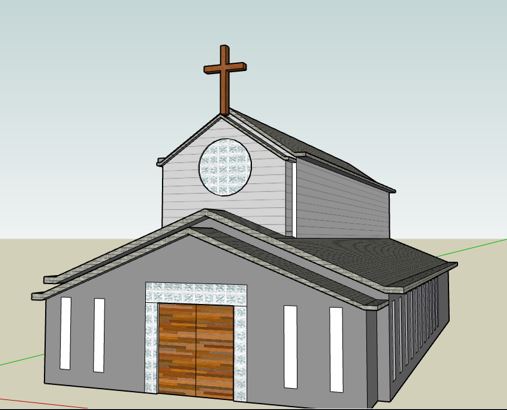 Kaslik Workshop | Rectangular Church 3D