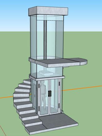 3D Small Elevator